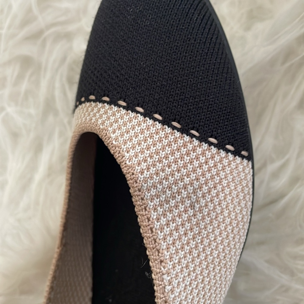Rothy's The Square Tuxedo Ballet Flats Size 9.5 - image 6